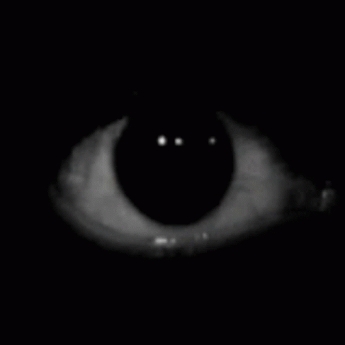 A blinking eye, stylized as a GIF